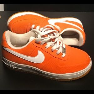 Nike Air Force 1 Orange Low Canvas